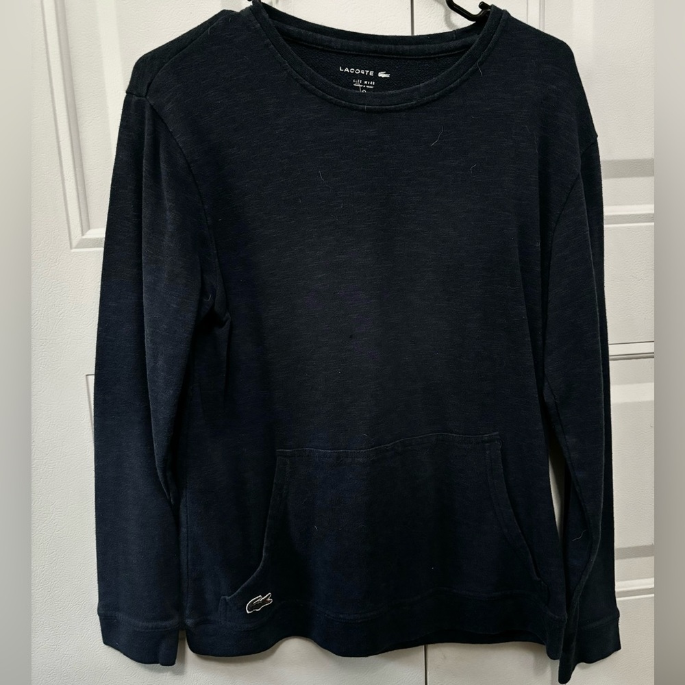 LACOSTE long sleeve shirt with front pocket